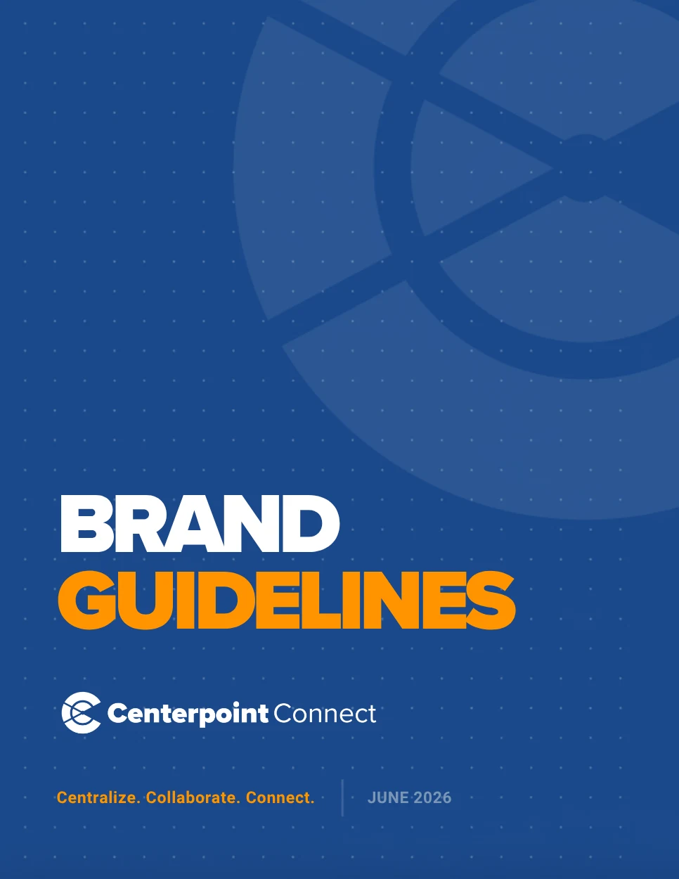 Centerpoint Connect Branding Guidelines cover