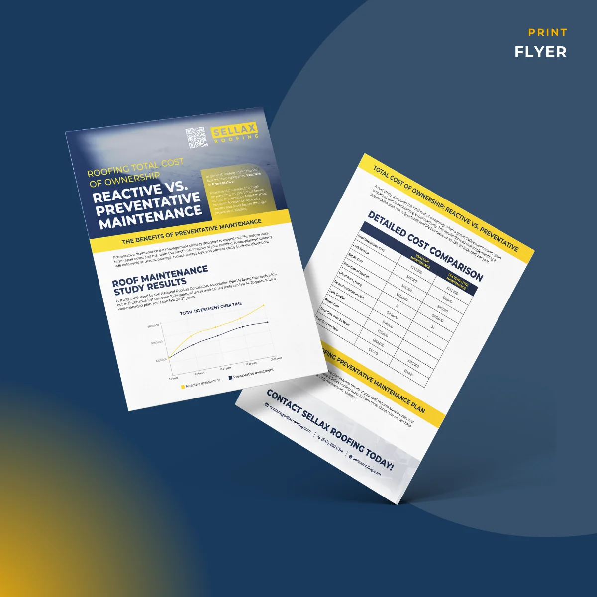 Flyer: Reactive vs. Preventative Maintenance